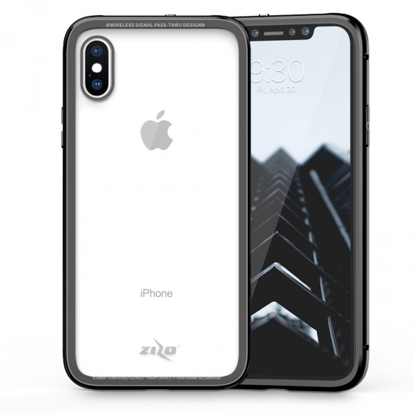 Zizo iPhone X ATOM Seri Klf (MIL-STD-810G)-Black