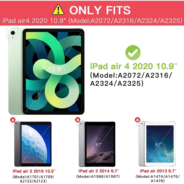 ZoneFoker Standl iPad Air Klf (10.9 in)(4. Nesil)-Mint Green