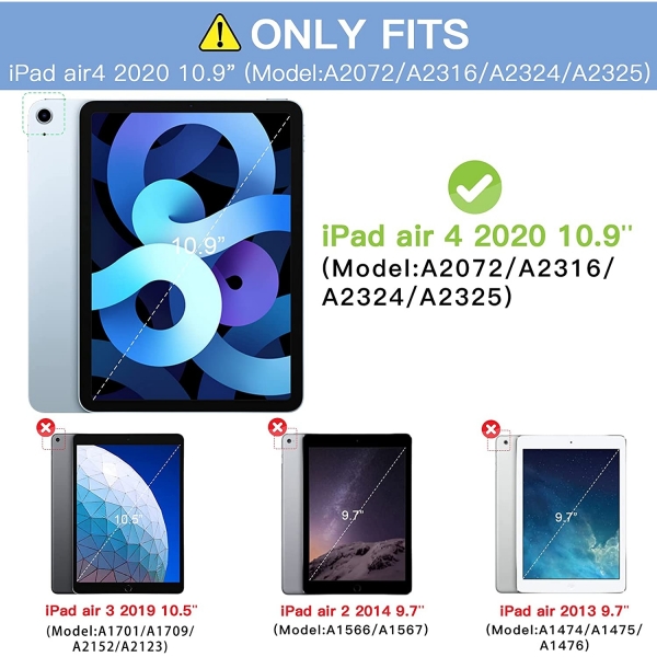 ZoneFoker Standl iPad Air Klf (10.9 in)(4. Nesil)-Sky Blue