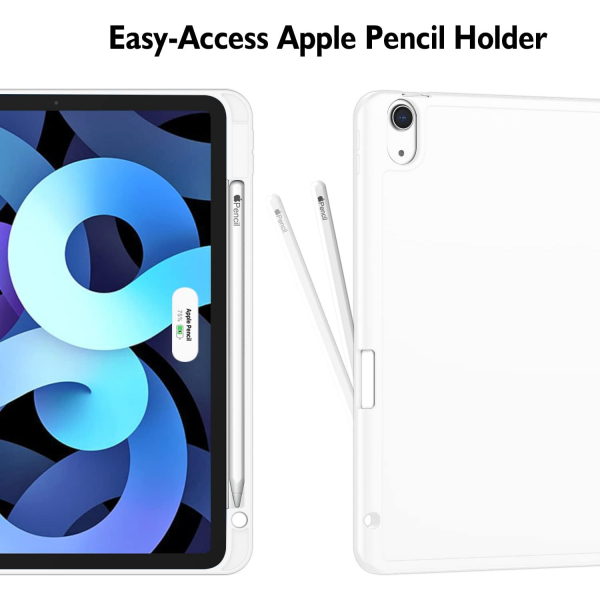 ZryXal Kalem Blmeli iPad Air M2 Klf (11 in)-Blue/Orange