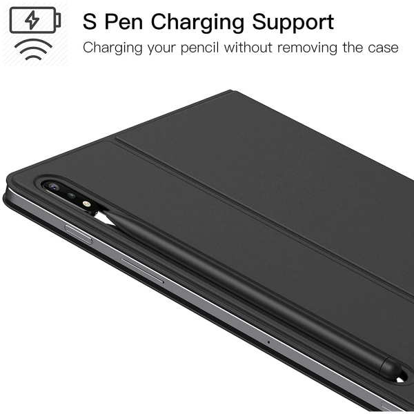 Ztotop Samsung Galaxy Tab S8 Plus nce Klf (12.4 in)-Black