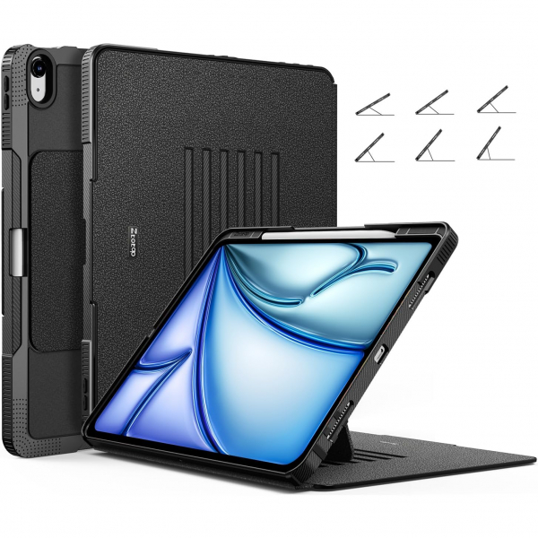 ZtotopCase Kalem Blmeli iPad Air Klf (13 in)-Black