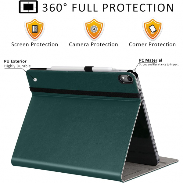 Ztotop Deri iPad Air Klf (13 in)-Green