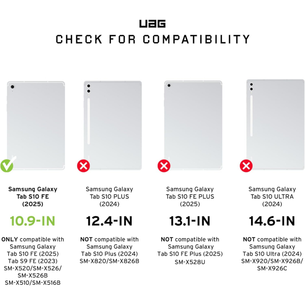 UAG Samsung Galaxy Tab S10 FE Metropolis SE Klf