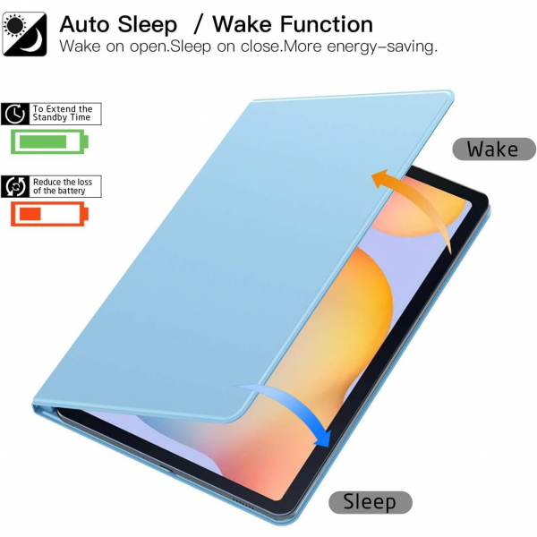 Ztotop Slim Galaxy Tab S6 Lite Klf (10.4 in)-Blue