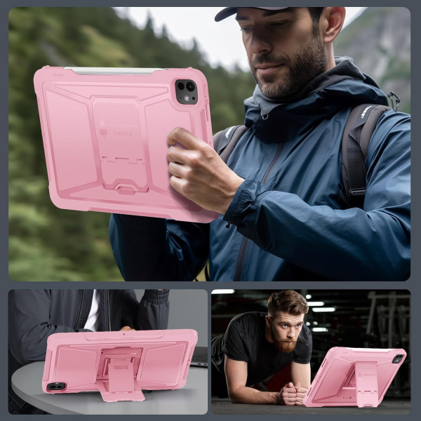 Ztotop Tam Korumal iPad Pro M4 Klf (13 in)-Pink
