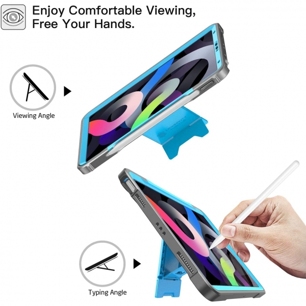 Ztotop iPad Air 6.Nesil Korumal Klf (11 in)-Blue