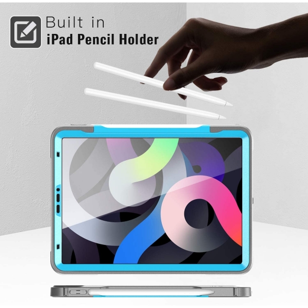 Ztotop iPad Air 6.Nesil Korumal Klf (11 in)-Blue