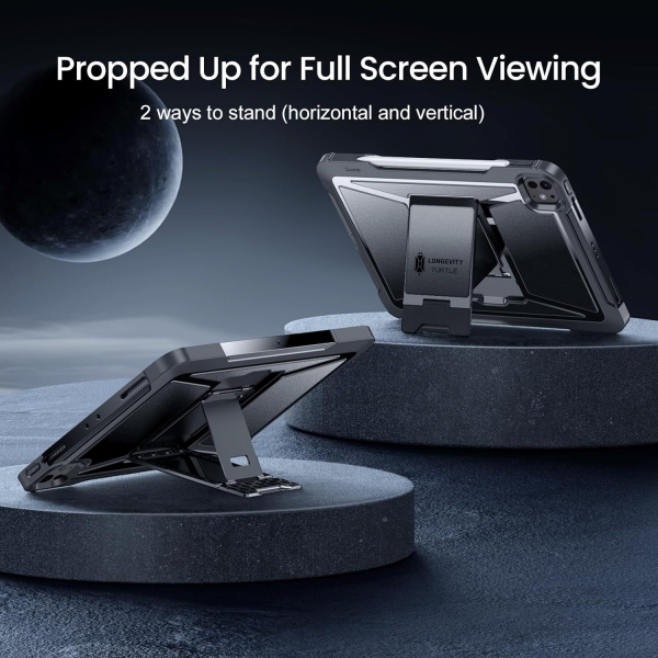 Ztotop Tam Korumal iPad Pro M4 Klf (13 in)-Black
