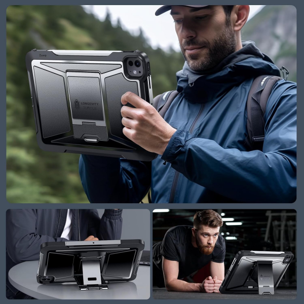 Ztotop Tam Korumal iPad Pro M4 Klf (13 in)-Black