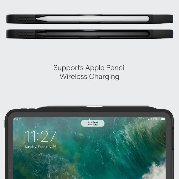 Zugu Case iPad Pro The Alpha Case (12.9 inch)(2021)(5. Nesil)-Berry Purple
