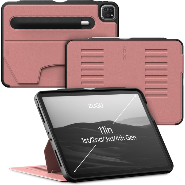 Zugu Case iPad Pro The Alpha Klf (11 in)(2020)(2. Nesil)-Desert Rose 