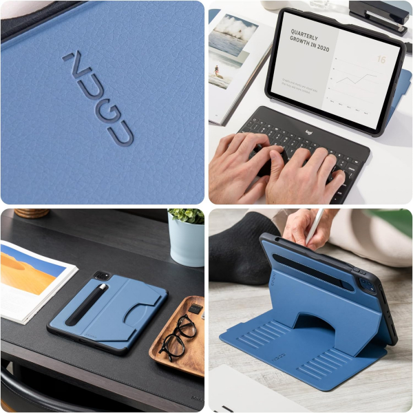 Zugu Case iPad Pro The Alpha Klf (11 in)(2020)(2. Nesil)-Slate Blue