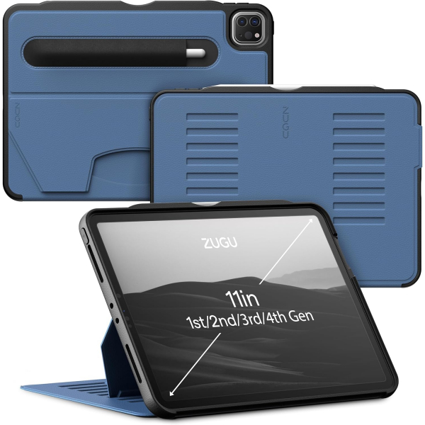 Zugu Case iPad Pro The Alpha Klf (11 in)(2020)(2. Nesil)-Slate Blue