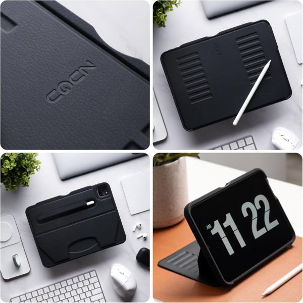 Zugu Case iPad Pro The Alpha Klf (11 in)(2020)(2. Nesil)-Stealth Black