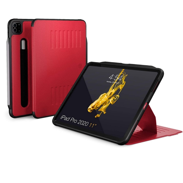 Zugu Case iPad Pro The Alpha Klf (12.9 inch)(2020)(4. Nesil)-Red