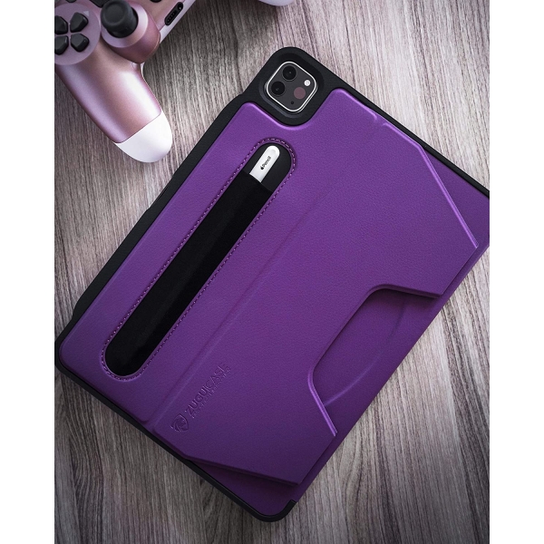 Zugu Case iPad Pro The Alpha Kılıf (12.9 inch)(2020)(4. Nesil)-Purple