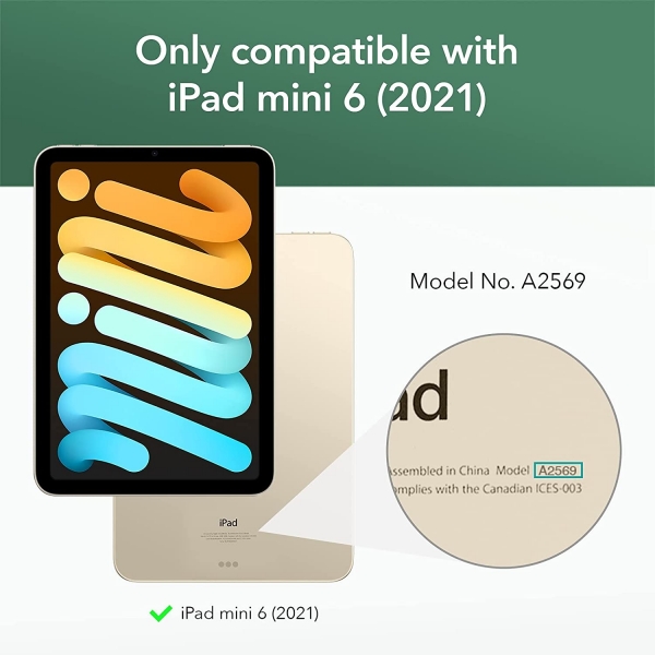 ESR iPad Mini 6 Temperli Cam Ekran Koruyucu (2 Adet)