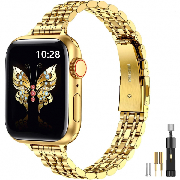 MioHHR Apple Watch 10 42mm elik Kay -Gold