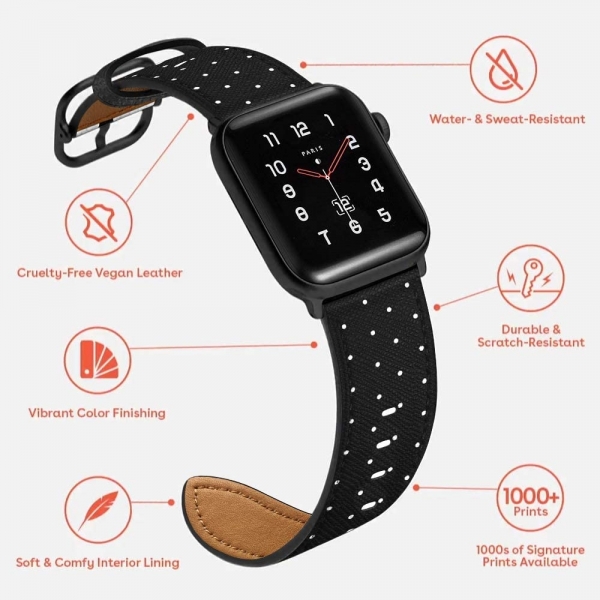 amBand Apple Watch Deri Kay (38/40mm)-Mini Polka Dots