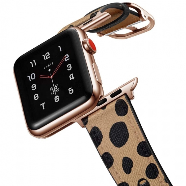 amBand Apple Watch Deri Kay (38/40mm)-Cheetah Dots