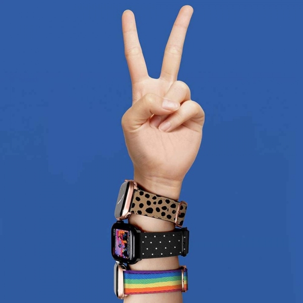 amBand Apple Watch Deri Kay (38/40mm)-Cheetah Dots