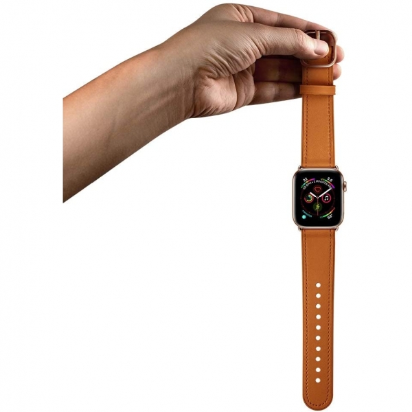 amBand Apple Watch Deri Kay (42/44mm)-Light Brown