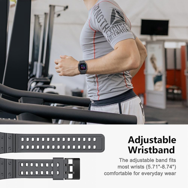 amBand Fitbit Sense/Versa K�l�fl� Spor Kay��-Gray