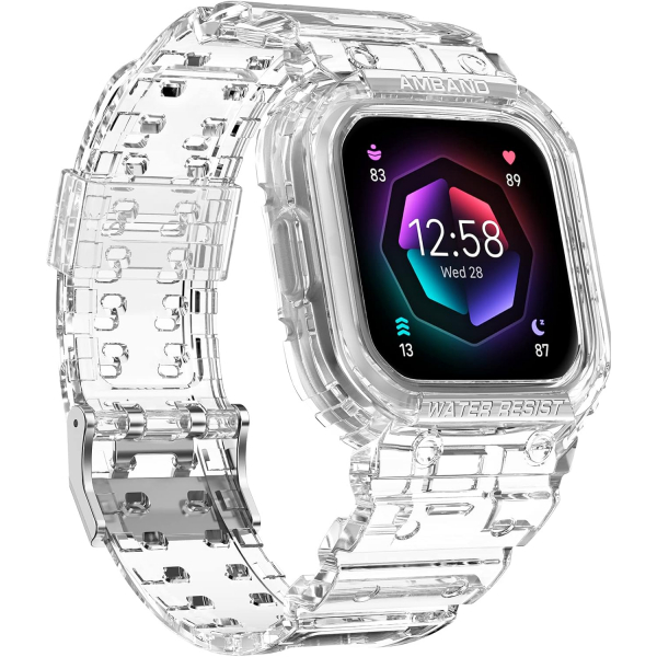 amBand Fitbit Sense/Versa K�l�fl� Spor Kay��-Clear