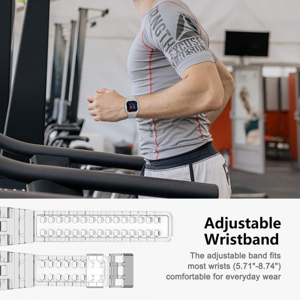 amBand Fitbit Sense/Versa K�l�fl� Spor Kay��-Clear