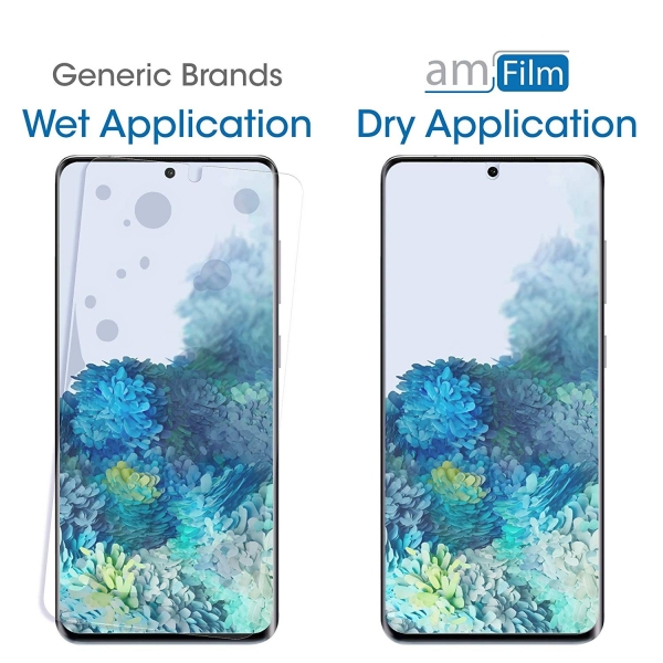 amFilm Samsung Galaxy S20 Elastic Film Ekran Koruyucu (2 Adet)