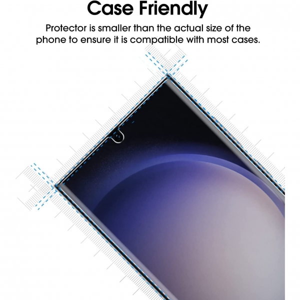 amFilm Galaxy S23 Ultra Temperli Cam Ekran Koruyucu(2+2 Adet)