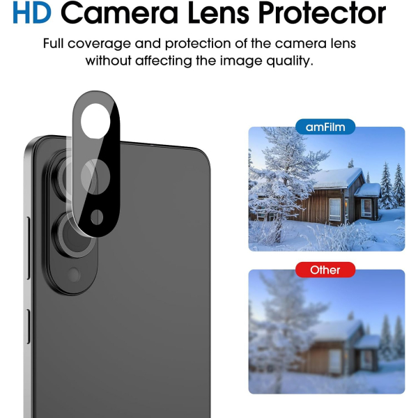 amFilm Galaxy S25 Edge Privacy Ekran Koruyucu(2+2Paket)