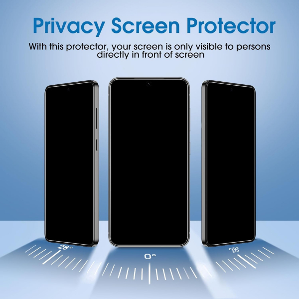 amFilm Galaxy S25 Edge Privacy Ekran Koruyucu(2+2Paket)