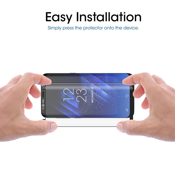 amFilm Samsung Galaxy S8 Temperli Cam Ekran Koruyucu