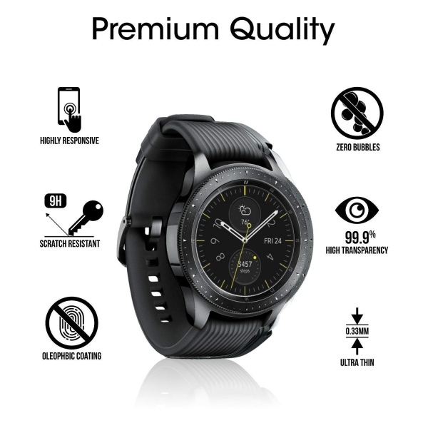 amFilm Galaxy Watch Cam Ekran Koruyucu (42mm) (3 Adet)