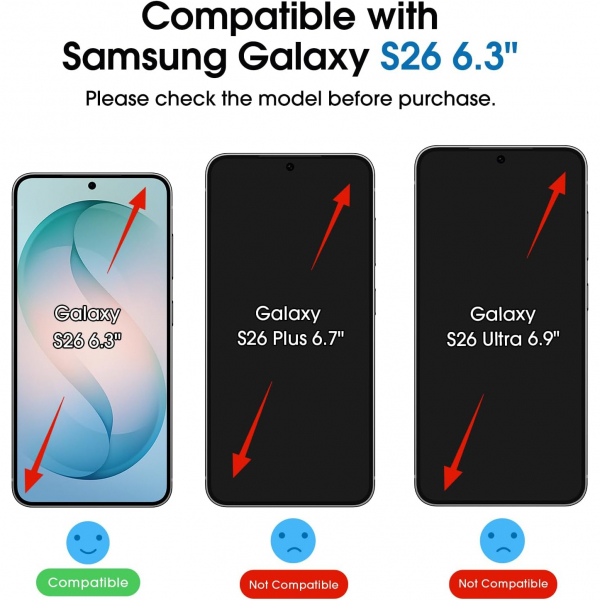 amFilm OneTouch Samsung Galaxy S26 Ekran Koruyucu