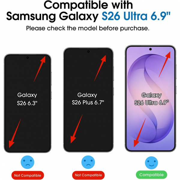 amFilm OneTouch Samsung Galaxy S26 Ultra Ekran Koruyucu