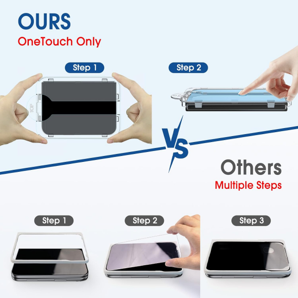 amFilm OneTouch iPhone Duo Ekran Koruyucu