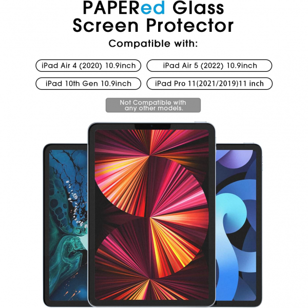 amFilm Papered iPad Pro/Air Mat Ekran Koruyucu (11 in)