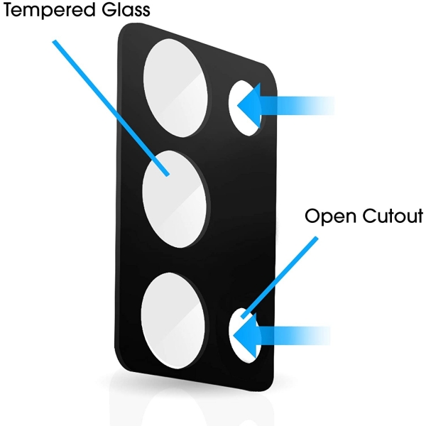 amFilm Samsung Galaxy Note 20 Arka Kamera Koruyucu Cam (3 Adet)