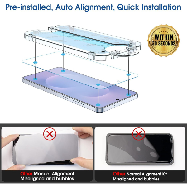 amFilm Galaxy S25 Edge Ekran Koruyucu(2+2 Paket)