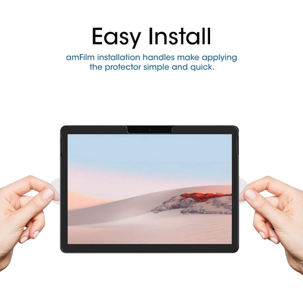 amFilm Surface Go 4 Temperli Cam Ekran Koruyucu(2 Adet)