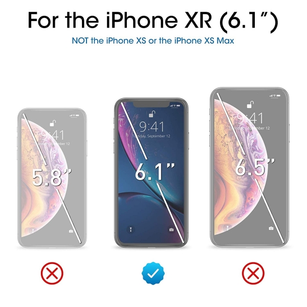 amFilm iPhone XR Temperli Cam Ekran Koruyucu (3 Adet)