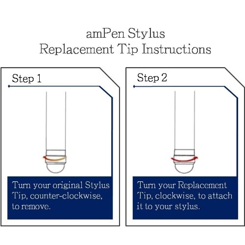 amPen New Hybrid Stylus Kalem-Silver