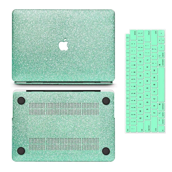 Generic MacBook Air Simli Koruyucu Klf (13.3 in)-Green
