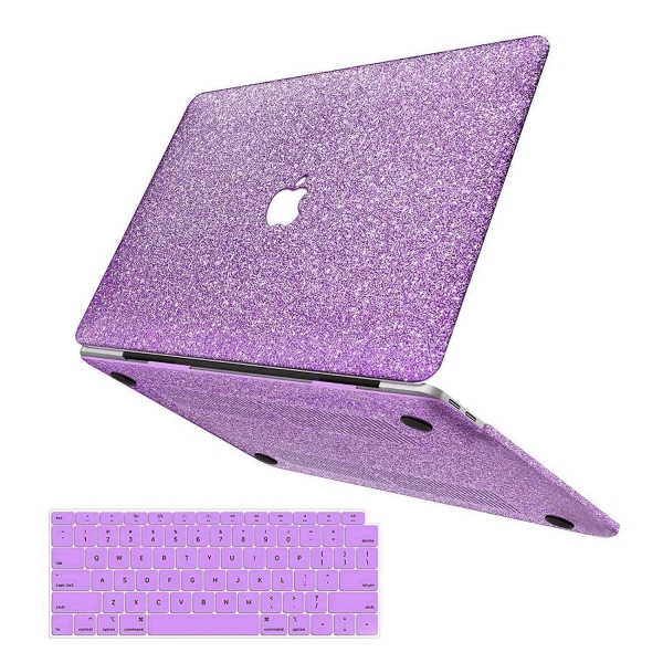 Generic MacBook Air Simli Koruyucu Klf (13.3 in)-Purple