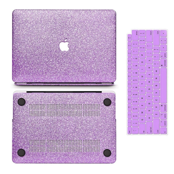 Generic MacBook Air Simli Koruyucu Klf (13.3 in)-Purple