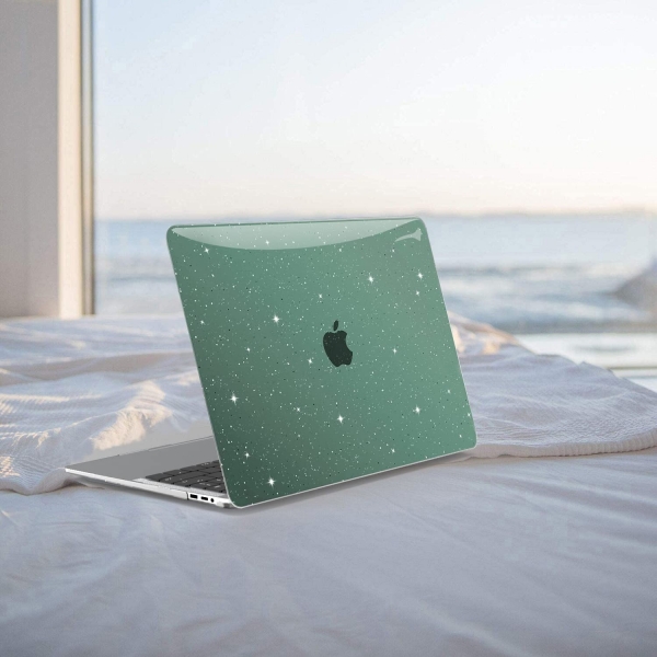 Generic MacBook Pro 13 in M2 Uyumlu Dayankl Klf -Green