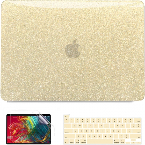 Generic MacBook Pro 13 in M2 Uyumlu Dayankl Klf -Gold